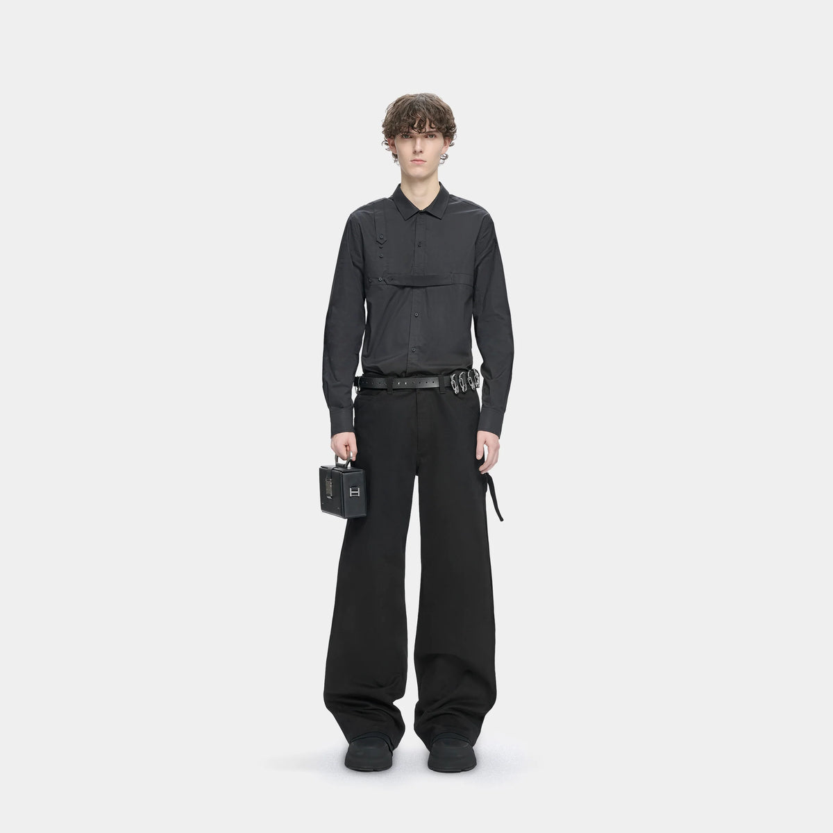 GAIT DENIM TROUSERS - Black