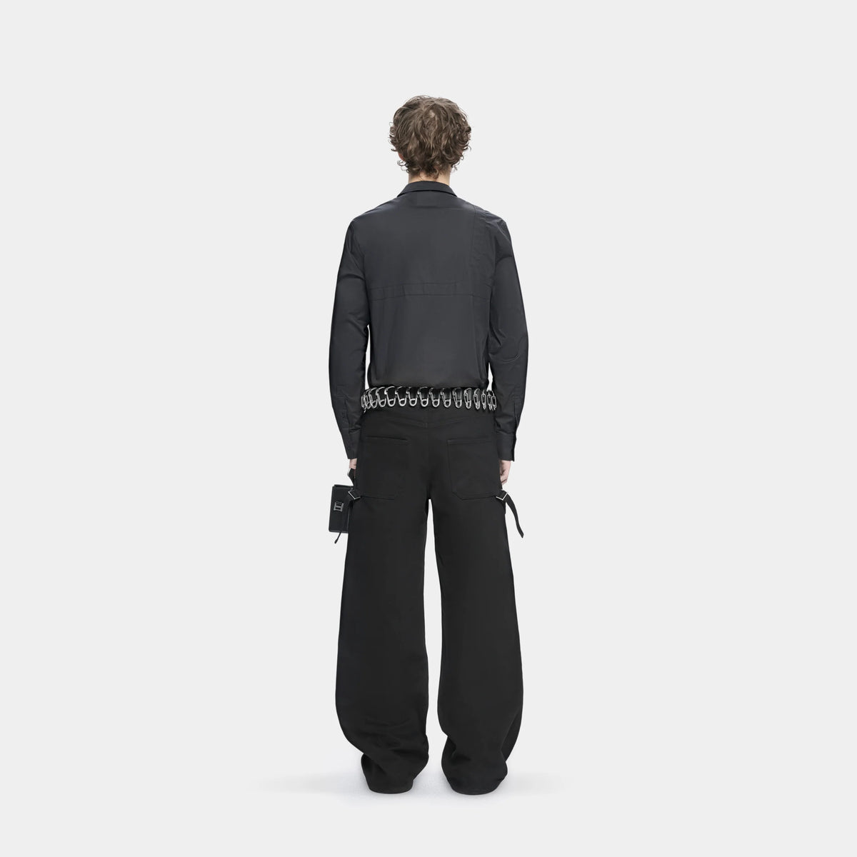 GAIT DENIM TROUSERS - Black