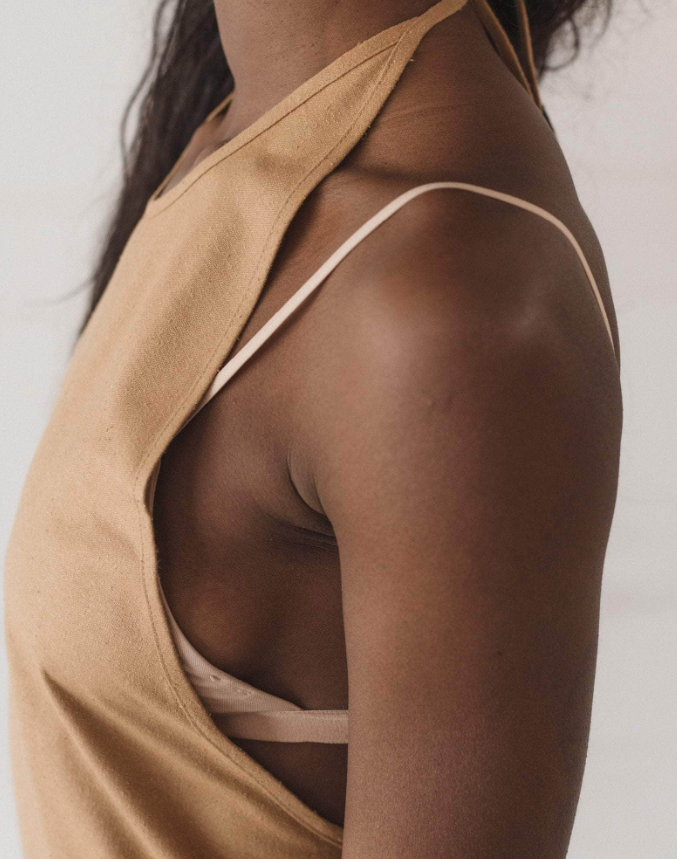 Apron Dress - Wild Silk - Bath Brown