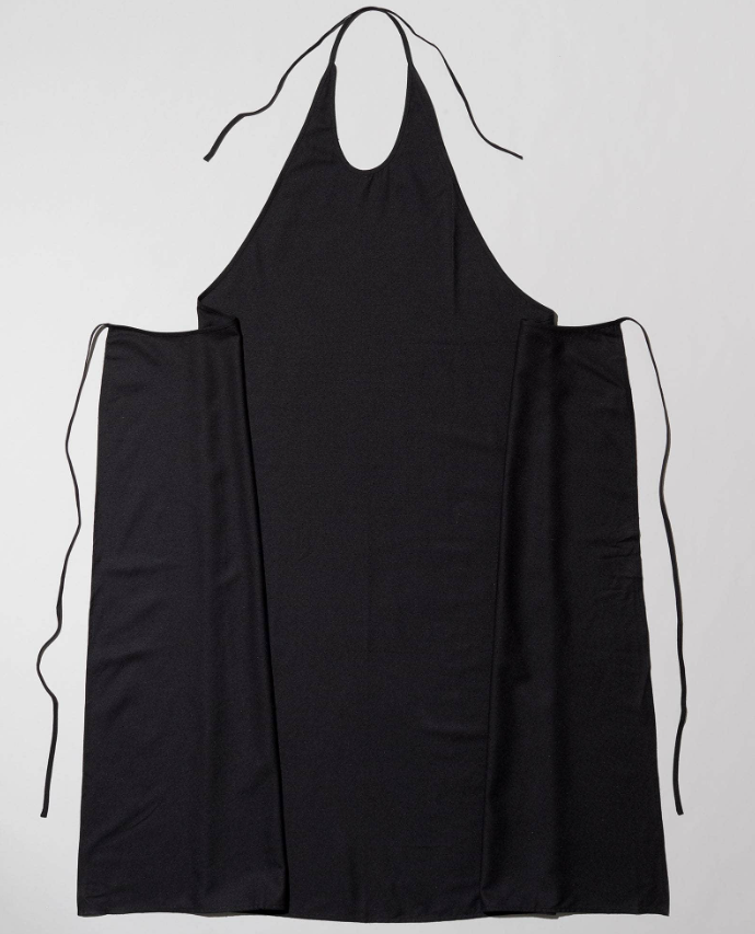 Apron Dress - Wild Silk - Black