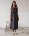 Apron Dress - Wild Silk - Black