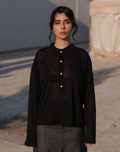 Seal Polo - Bamboo Lyocell - Black