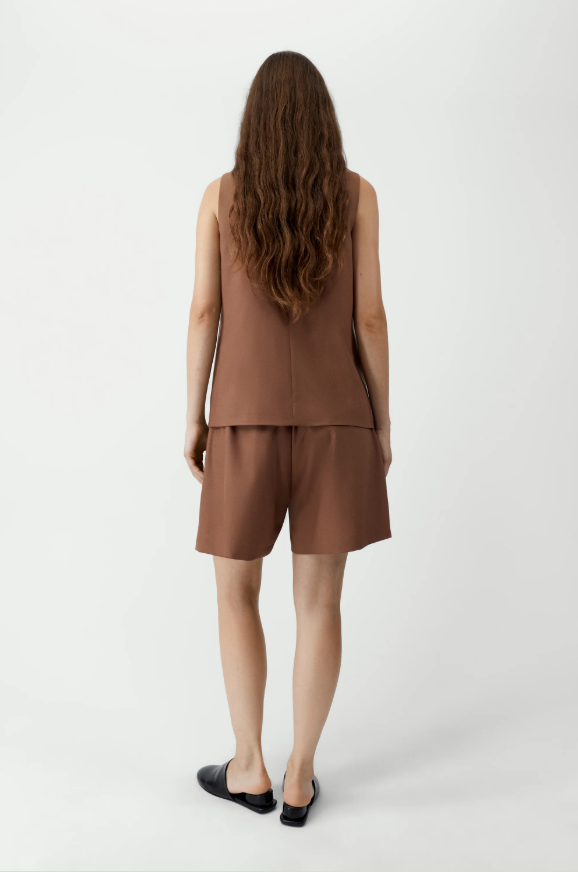 Tailored vest - Clove