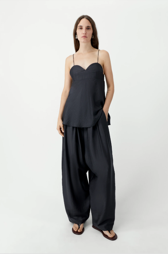 Heart-shaped top - Black