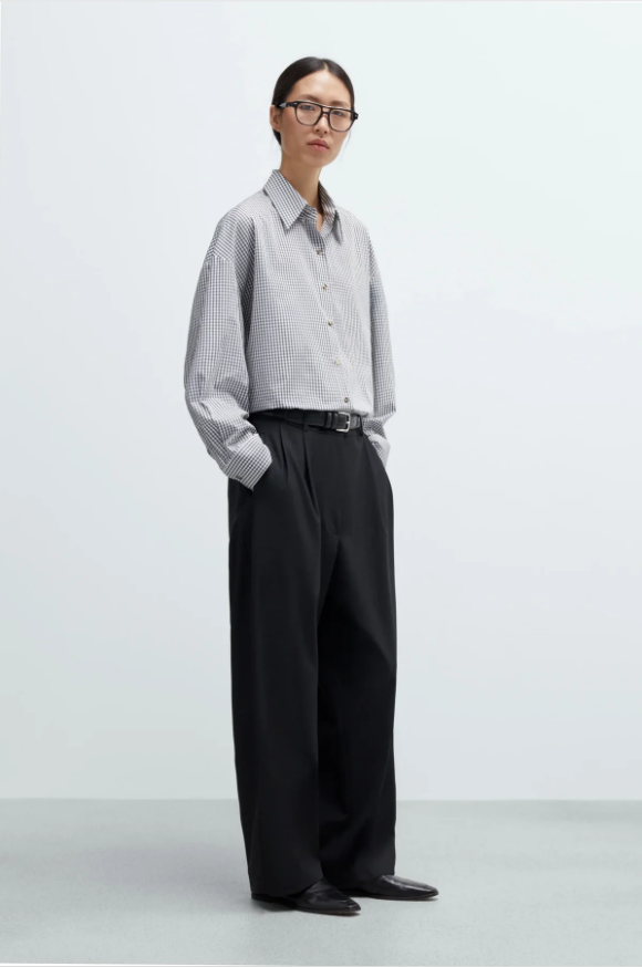 Tailored masculine pants - Black