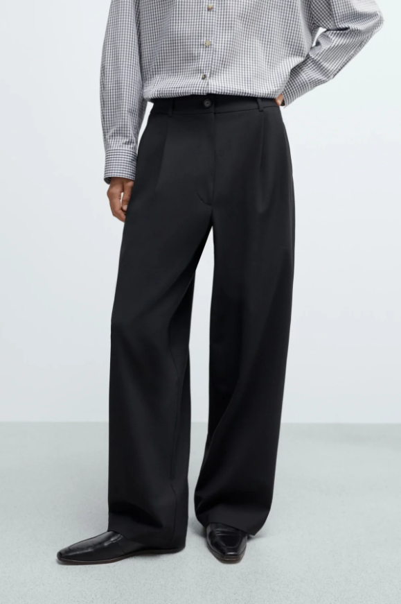 Tailored masculine pants - Black