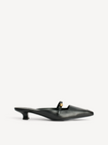 Micha leather sandals - Black