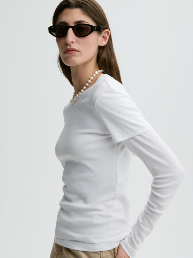 Alicia organic cotton T-shirt - White