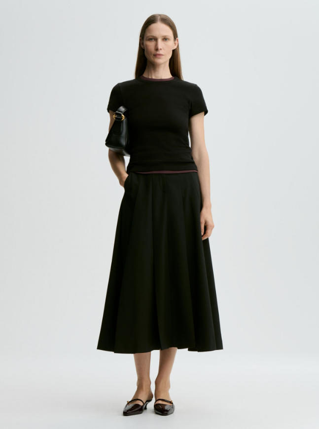 Alicia organic cotton T-shirt - Black