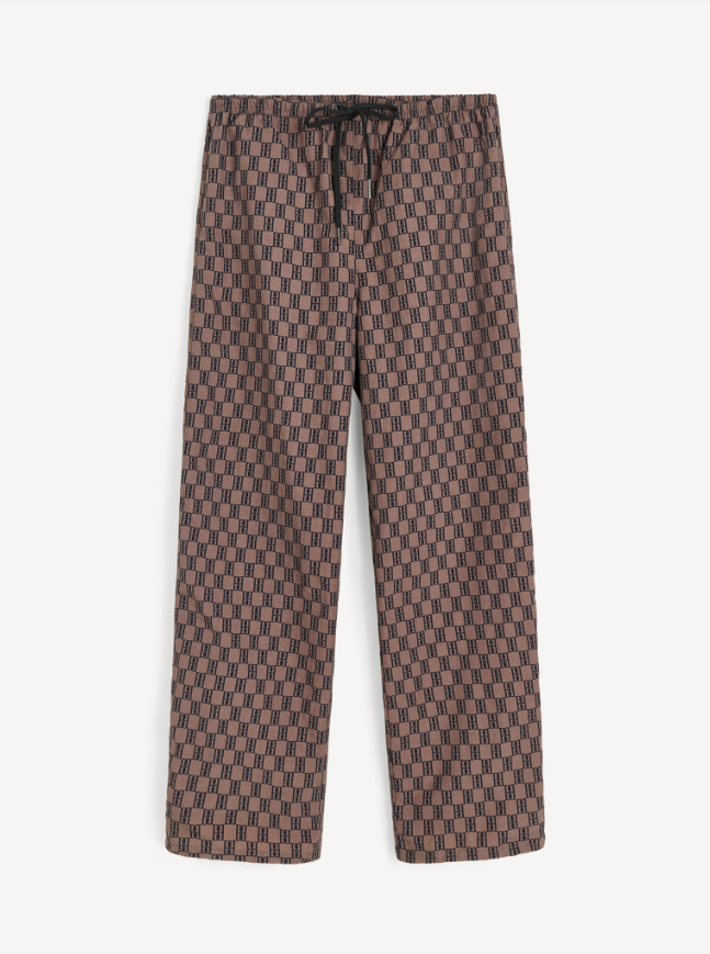 Alban parachute trousers - Dark Mahogany