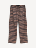 Alban parachute trousers - Dark Mahogany