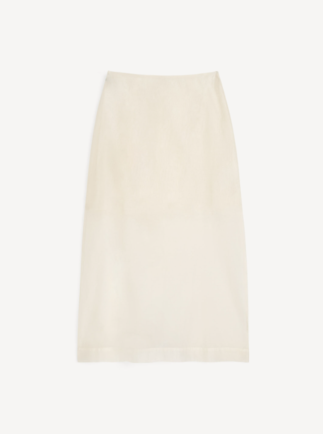 Esta silk organza skirt - Soft White