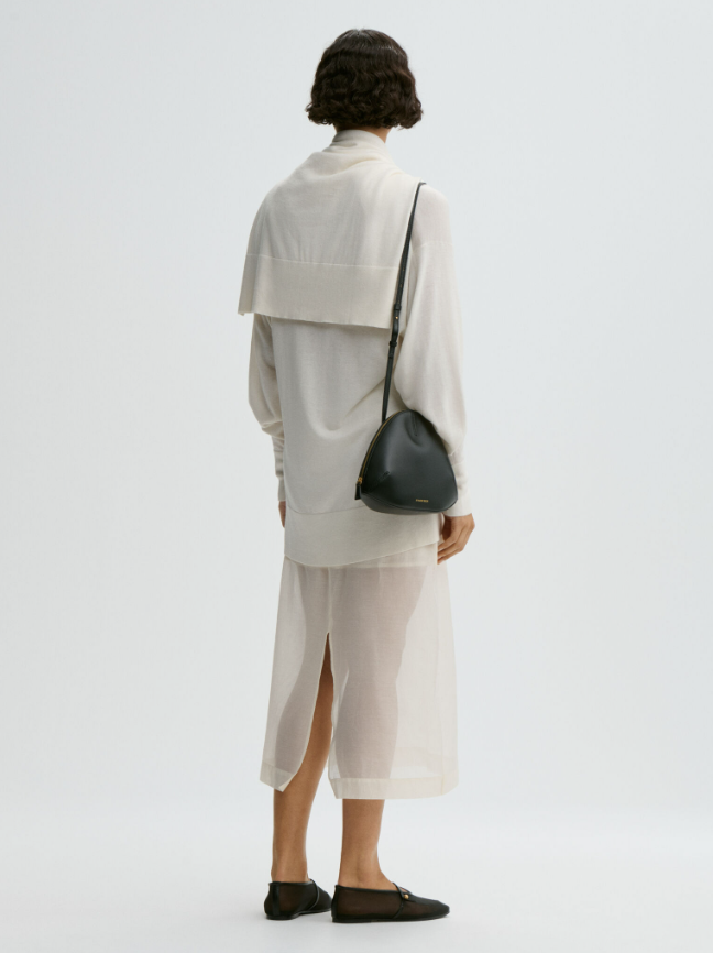Esta silk organza skirt - Soft White