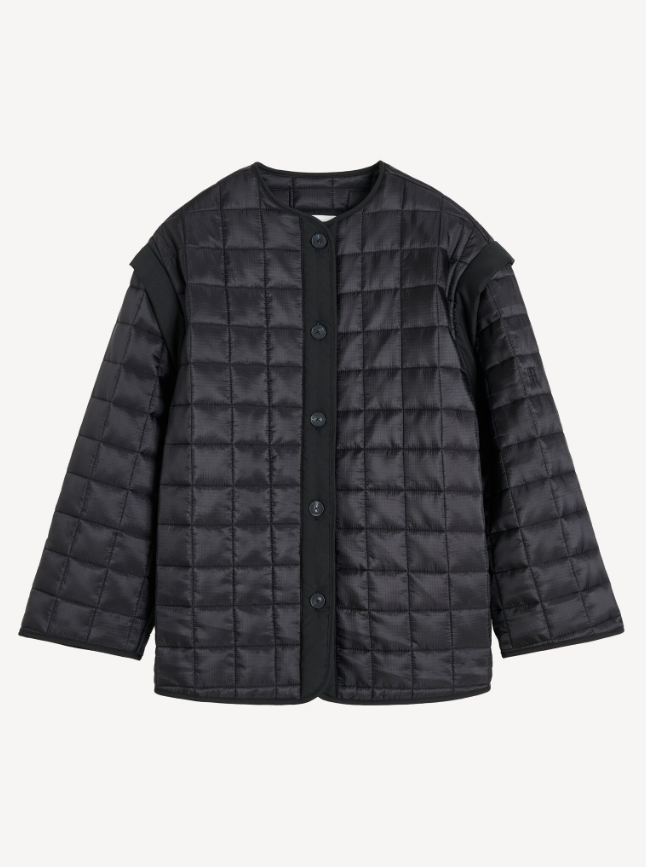 Edith padded jacket - Black
