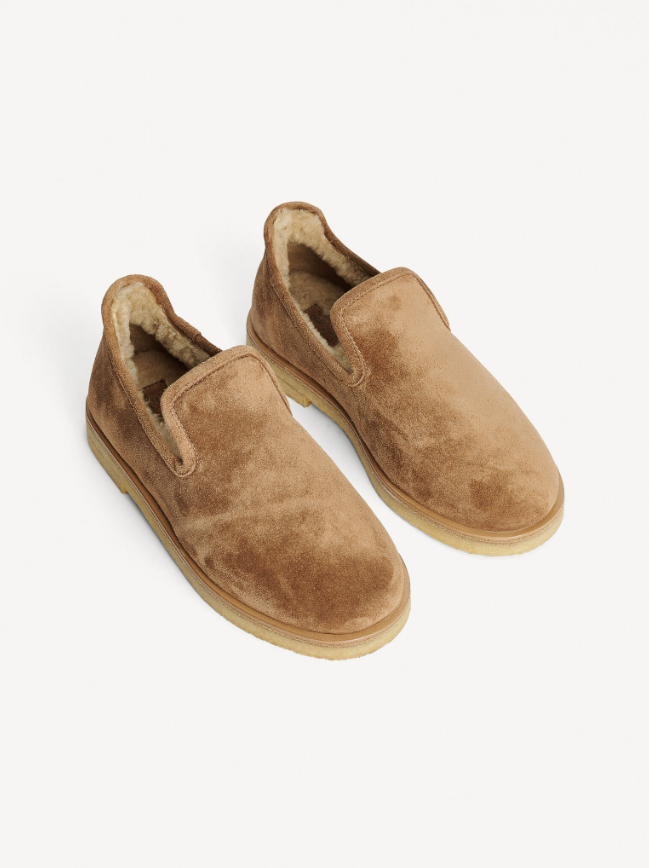 Romine suede slippers - Tobacco Brown