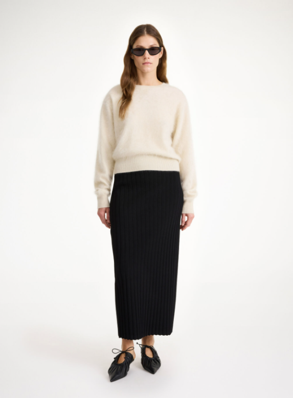 Fiemme midi skirt - black