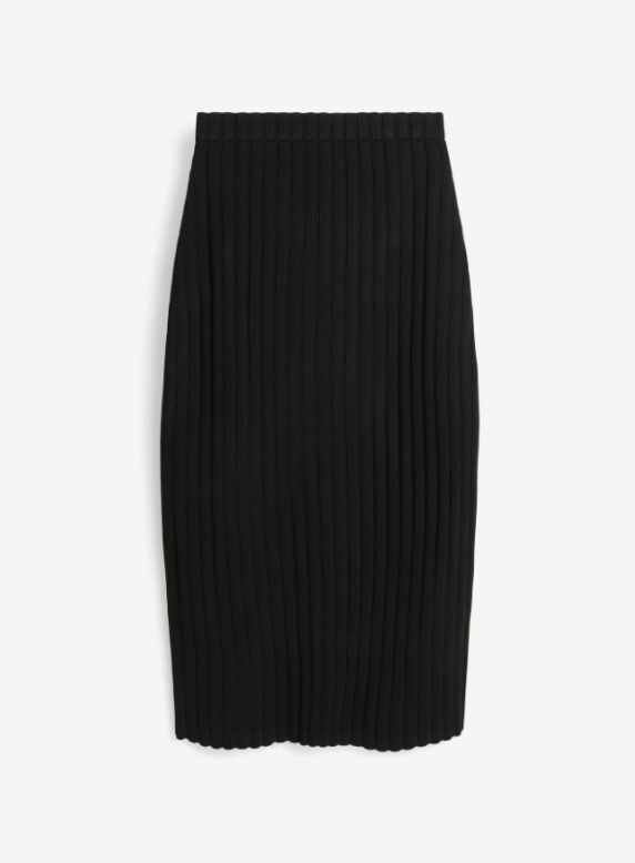 Fiemme midi skirt - black