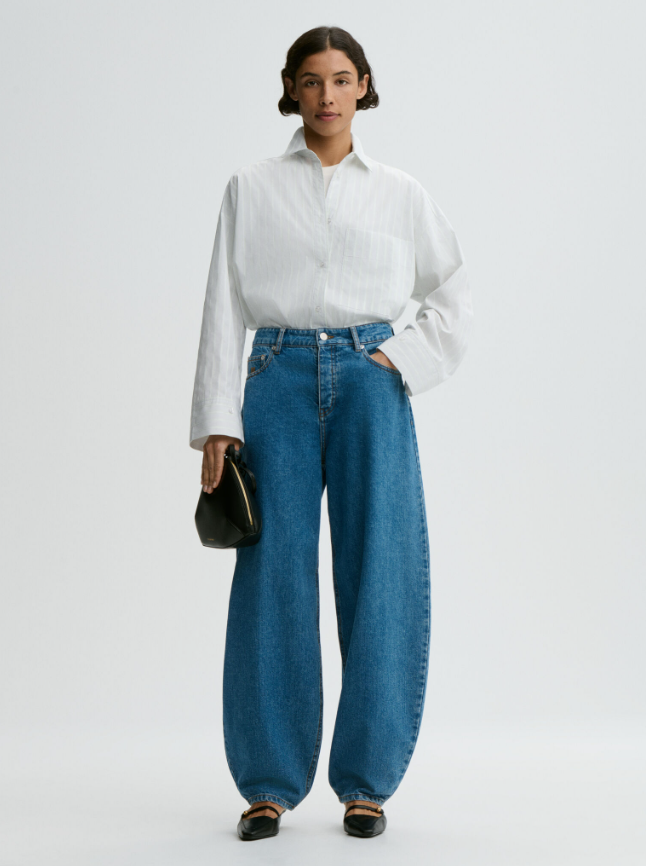 Dallas organic cotton jeans - Mid Denim Blue