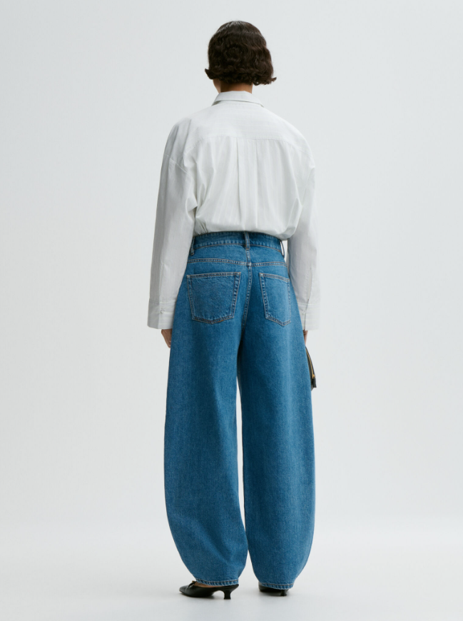 Dallas organic cotton jeans - Mid Denim Blue