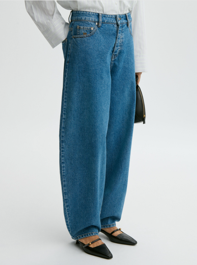 Dallas organic cotton jeans - Mid Denim Blue