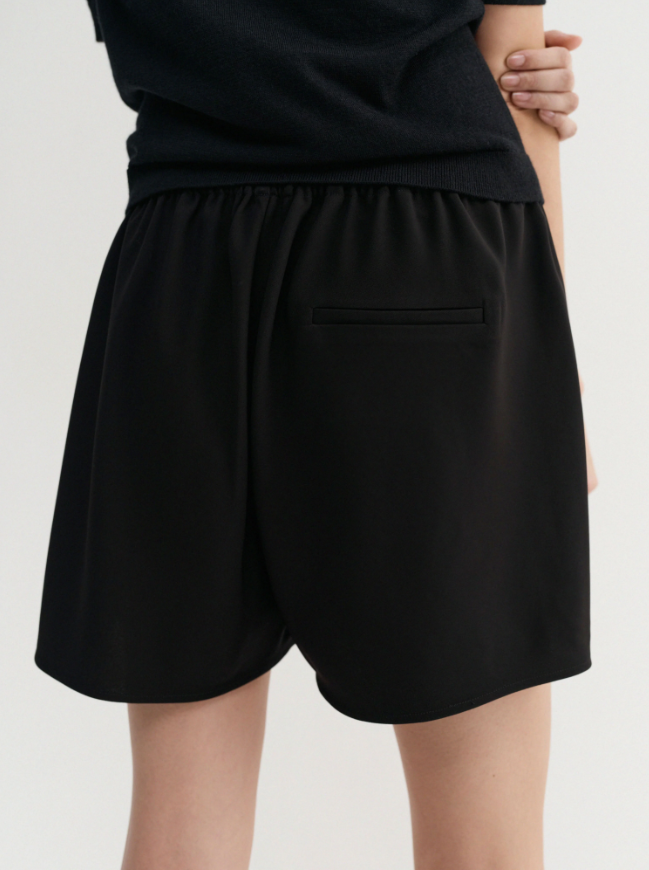 Bim Crepe Shorts - black
