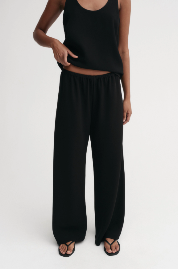 Bea Crepe Pants - black