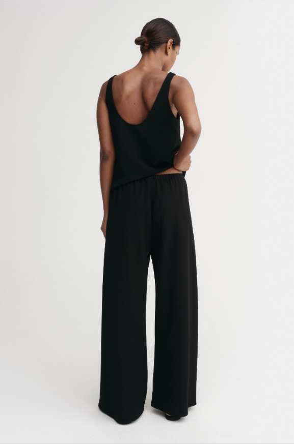Bea Crepe Pants - black