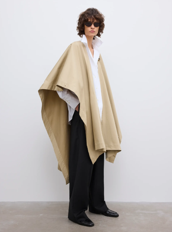 Trench cape - Khaki Beige