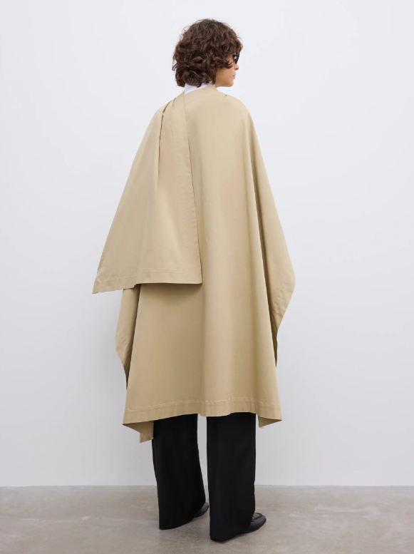 Trench cape - Khaki Beige