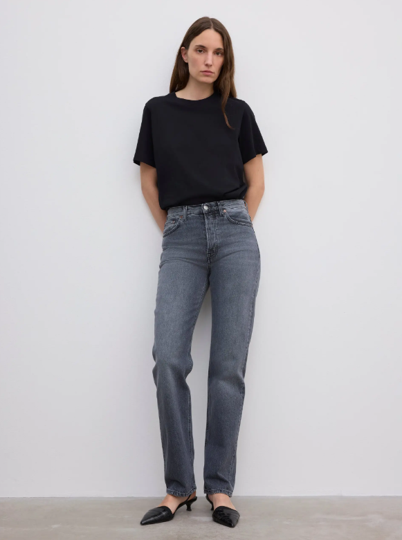 Straight leg denim - Light grey