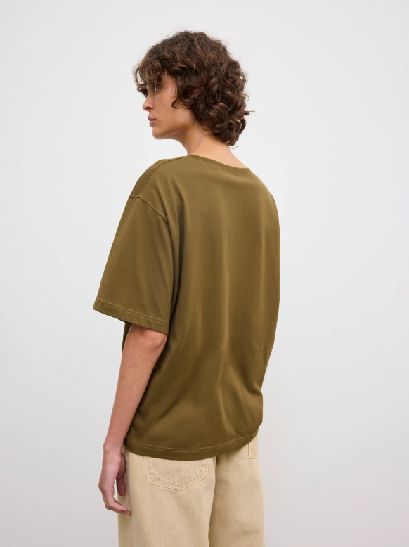 Knot t-shirt - Dark Olive Green