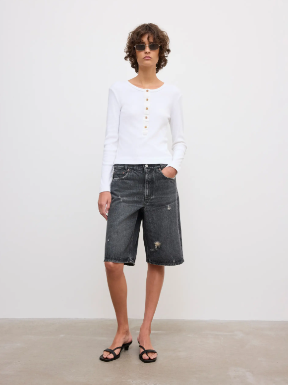 Baggy fit shorts - Vintage Black