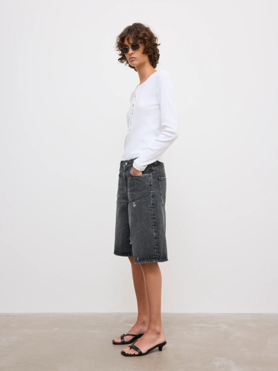 Baggy fit shorts - Vintage Black