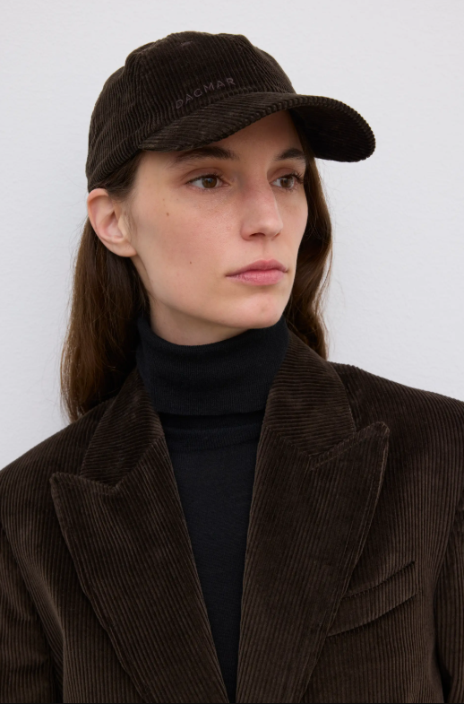 Corduroy cap - Cacao brown
