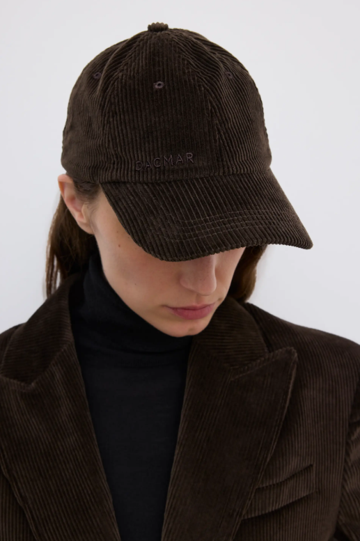 Corduroy cap - Cacao brown