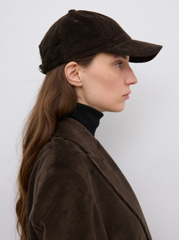 Corduroy cap - Cacao brown