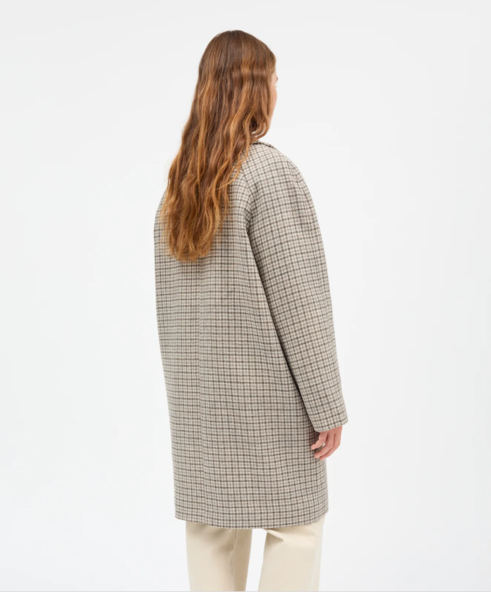 Tempest coat - Brown/grey small heritage check
