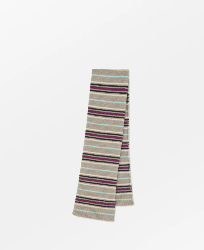 Laura scarf - Brown mélange/Multi
