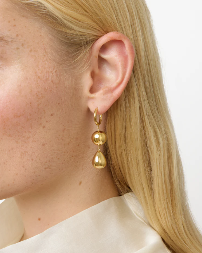 The Cathrine Earrings - Gold plated