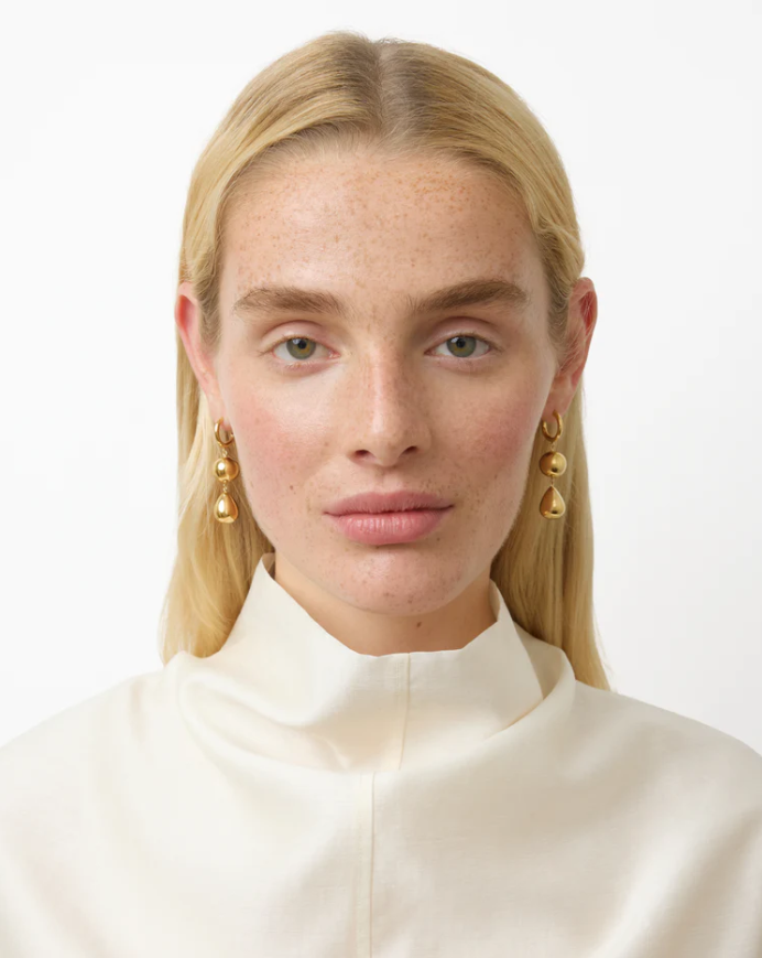 The Cathrine Earrings - Gold plated