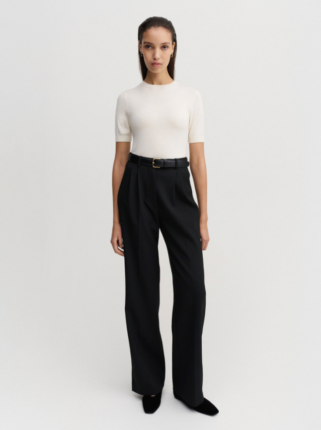Amel Tailored Trousers - black
