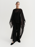 Char Cape - black