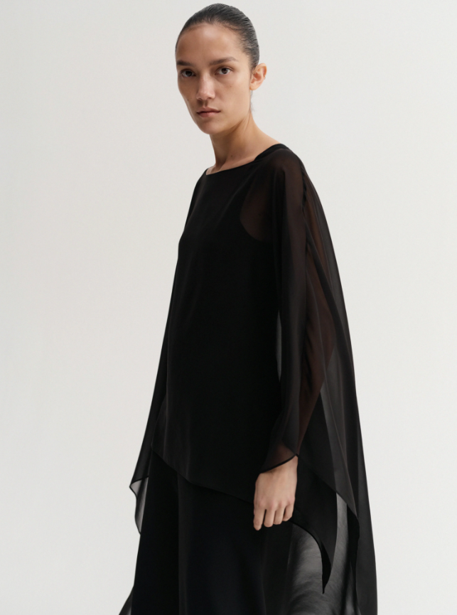 Char Cape - black