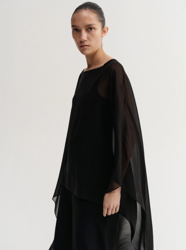 Char Cape - black