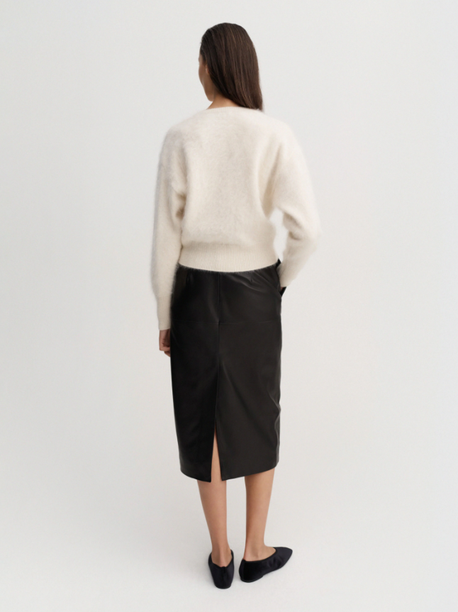 Coco Brushed Cardigan - vanilla