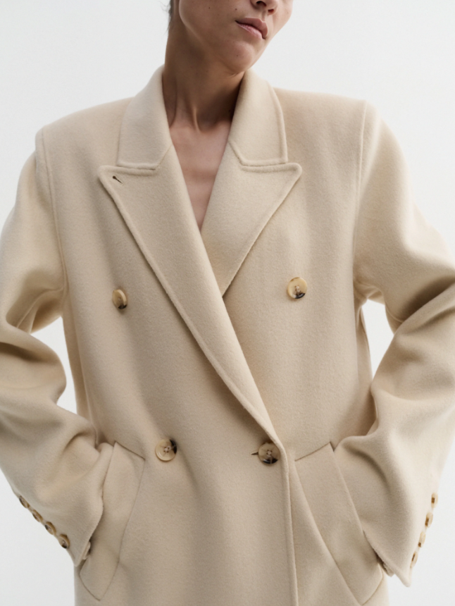 Deja Doublé Coat - vanilla