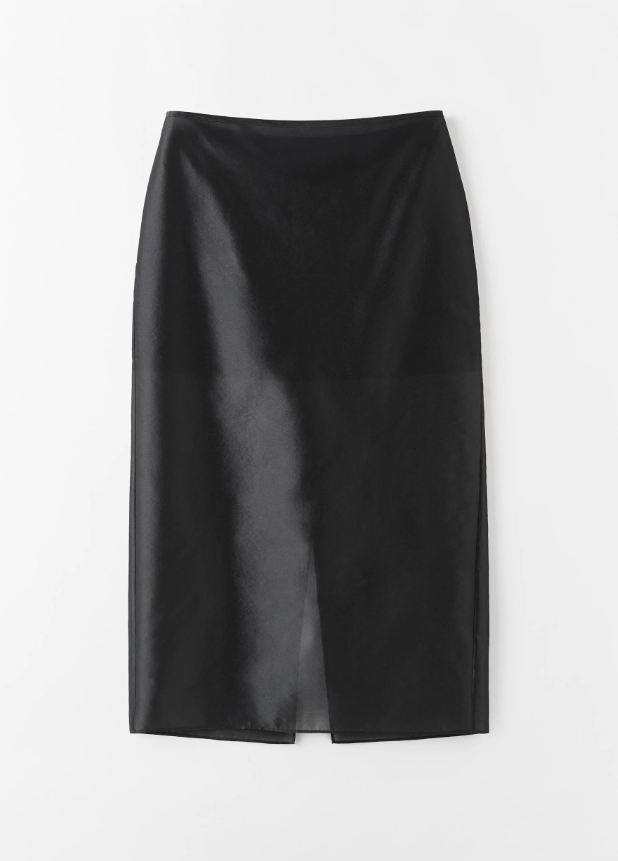 Kiana Organza Skirt - black