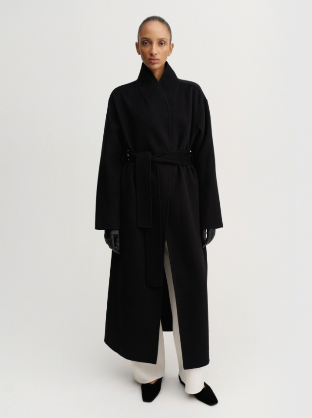 Mara Doublé Coat - black