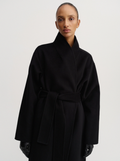 Mara Doublé Coat - black