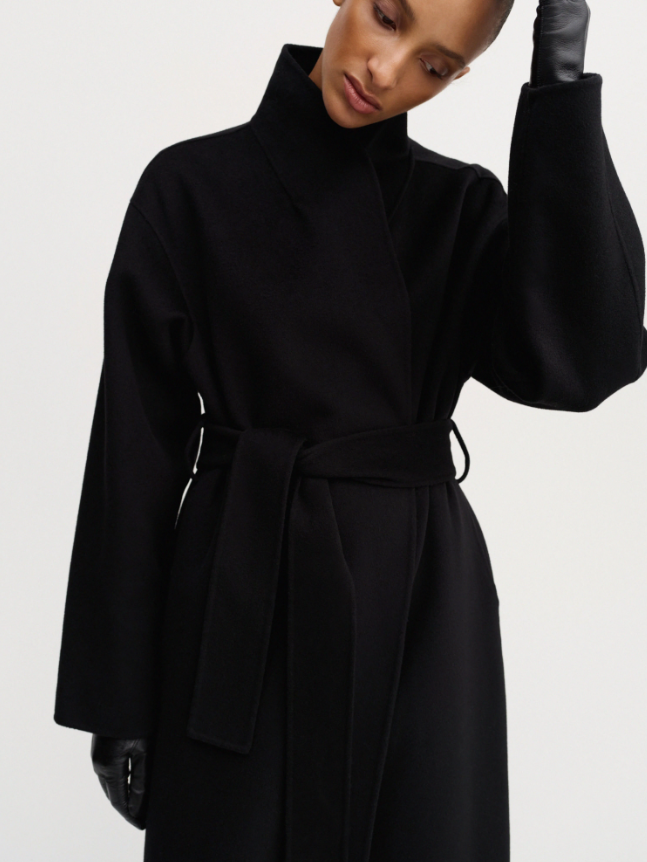 Mara Doublé Coat - black